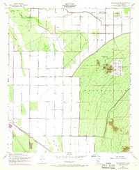 Download a high-resolution, GPS-compatible USGS topo map for Sacaton Butte, AZ (1968 edition)