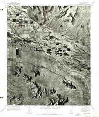 preview thumbnail of historical topo map of Sacaton, AZ in 1971
