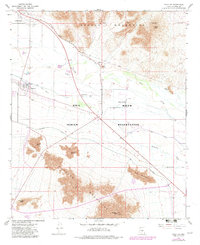 preview thumbnail of historical topo map of Sacaton, AZ in 1966