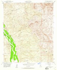 Download a high-resolution, GPS-compatible USGS topo map for Saddle Mtn, AZ (1961 edition)