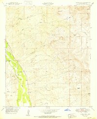 Download a high-resolution, GPS-compatible USGS topo map for Saddle Mtn, AZ (1950 edition)