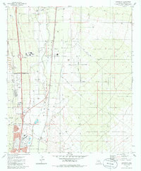 Download a high-resolution, GPS-compatible USGS topo map for Sahuarita, AZ (1986 edition)