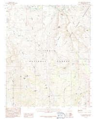 Download a high-resolution, GPS-compatible USGS topo map for Salt River Peak, AZ (1986 edition)