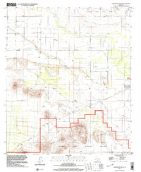 Download a high-resolution, GPS-compatible USGS topo map for Samaniego Hills, AZ (2003 edition)