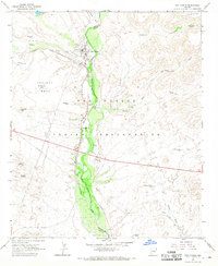 Download a high-resolution, GPS-compatible USGS topo map for San Carlos, AZ (1968 edition)