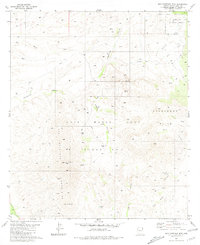 Download a high-resolution, GPS-compatible USGS topo map for San Cayetano Mts, AZ (1981 edition)