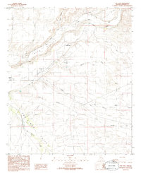 Download a high-resolution, GPS-compatible USGS topo map for San Jose, AZ (1986 edition)