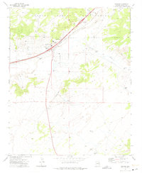Download a high-resolution, GPS-compatible USGS topo map for Sanders, AZ (1975 edition)