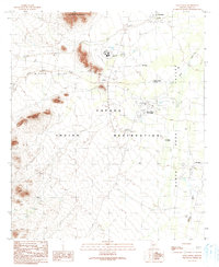 Download a high-resolution, GPS-compatible USGS topo map for Santa Rosa, AZ (1990 edition)