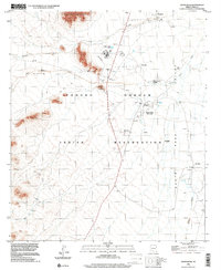 Download a high-resolution, GPS-compatible USGS topo map for Santa Rosa, AZ (2001 edition)