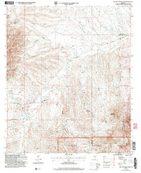 preview thumbnail of historical topo map of Pima County, AZ in 2004