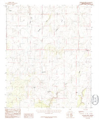 Download a high-resolution, GPS-compatible USGS topo map for Saunders Draw, AZ (1986 edition)