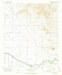 Download a high-resolution, GPS-compatible USGS topo map for Sawik Mountain, AZ (1965 edition)