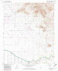 Download a high-resolution, GPS-compatible USGS topo map for Sawik Mountain, AZ (1983 edition)