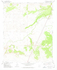 preview thumbnail of historical topo map of Apache County, AZ in 1978