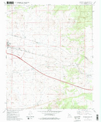 preview thumbnail of historical topo map of Yavapai County, AZ in 1981