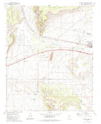 Download a high-resolution, GPS-compatible USGS topo map for Seligman West, AZ (1985 edition)