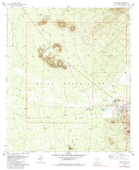 Download a high-resolution, GPS-compatible USGS topo map for Sells West, AZ (1985 edition)