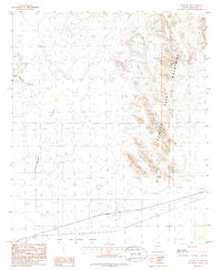 Download a high-resolution, GPS-compatible USGS topo map for Sentinel NE, AZ (1986 edition)