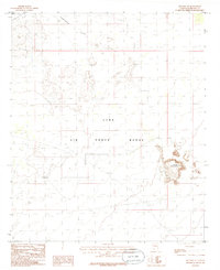 Download a high-resolution, GPS-compatible USGS topo map for Sentinel SE, AZ (1986 edition)