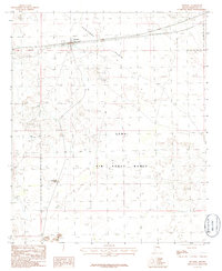 Download a high-resolution, GPS-compatible USGS topo map for Sentinel, AZ (1986 edition)