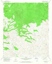 Download a high-resolution, GPS-compatible USGS topo map for Sevenmile Mts, AZ (1968 edition)