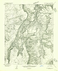 Download a high-resolution, GPS-compatible USGS topo map for Shato Spring 1 NE, AZ (1954 edition)