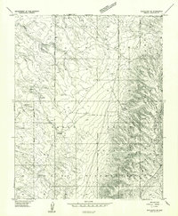 preview thumbnail of historical topo map of Coconino County, AZ in 1957