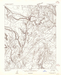 Download a high-resolution, GPS-compatible USGS topo map for Shinumo Altar SE, AZ (1955 edition)