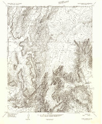 preview thumbnail of historical topo map of Mohave County, AZ in 1956