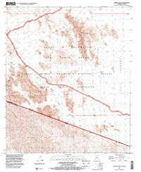 preview thumbnail of historical topo map of Yuma County, AZ in 1996