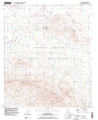 preview thumbnail of historical topo map of Pima County, AZ in 1996