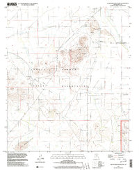 preview thumbnail of historical topo map of Pinal County, AZ in 1996