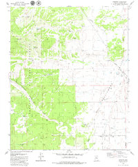 preview thumbnail of historical topo map of Yavapai County, AZ in 1979