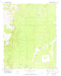 preview thumbnail of historical topo map of Mohave County, AZ in 1971