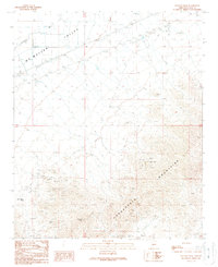 Download a high-resolution, GPS-compatible USGS topo map for Socorro Peak, AZ (1990 edition)