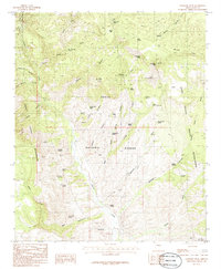 Download a high-resolution, GPS-compatible USGS topo map for Sombrero Peak, AZ (1986 edition)