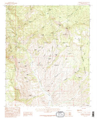 Download a high-resolution, GPS-compatible USGS topo map for Sombrero Peak, AZ (1986 edition)