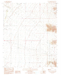 Download a high-resolution, GPS-compatible USGS topo map for South of Quartzsite, AZ (1990 edition)
