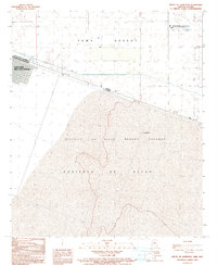 Download a high-resolution, GPS-compatible USGS topo map for South of Somerton, AZ (1991 edition)