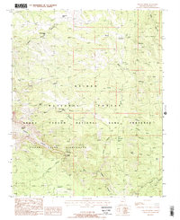 Download a high-resolution, GPS-compatible USGS topo map for Sowats Spring, AZ (1988 edition)