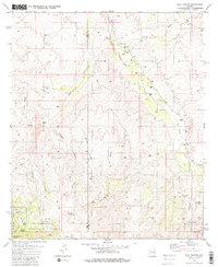 preview thumbnail of historical topo map of Cochise County, AZ in 1981