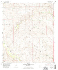 Download a high-resolution, GPS-compatible USGS topo map for Soza Mesa, AZ (1981 edition)