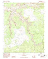 Download a high-resolution, GPS-compatible USGS topo map for Spider Rock, AZ (1983 edition)