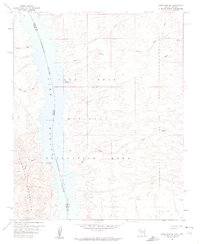 preview thumbnail of historical topo map of Mohave County, AZ in 1958
