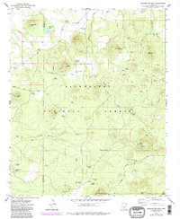 preview thumbnail of historical topo map of Apache County, AZ in 1976