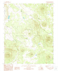 Download a high-resolution, GPS-compatible USGS topo map for Squaw Mountain, AZ (1990 edition)