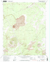 Download a high-resolution, GPS-compatible USGS topo map for Strawberry Crater, AZ (1983 edition)