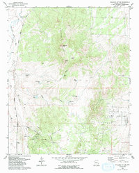 Download a high-resolution, GPS-compatible USGS topo map for Sullivan Buttes, AZ (1985 edition)