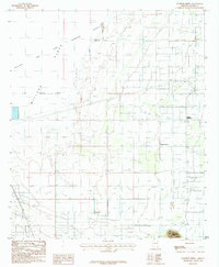 preview thumbnail of historical topo map of Cochise County, AZ in 1985
